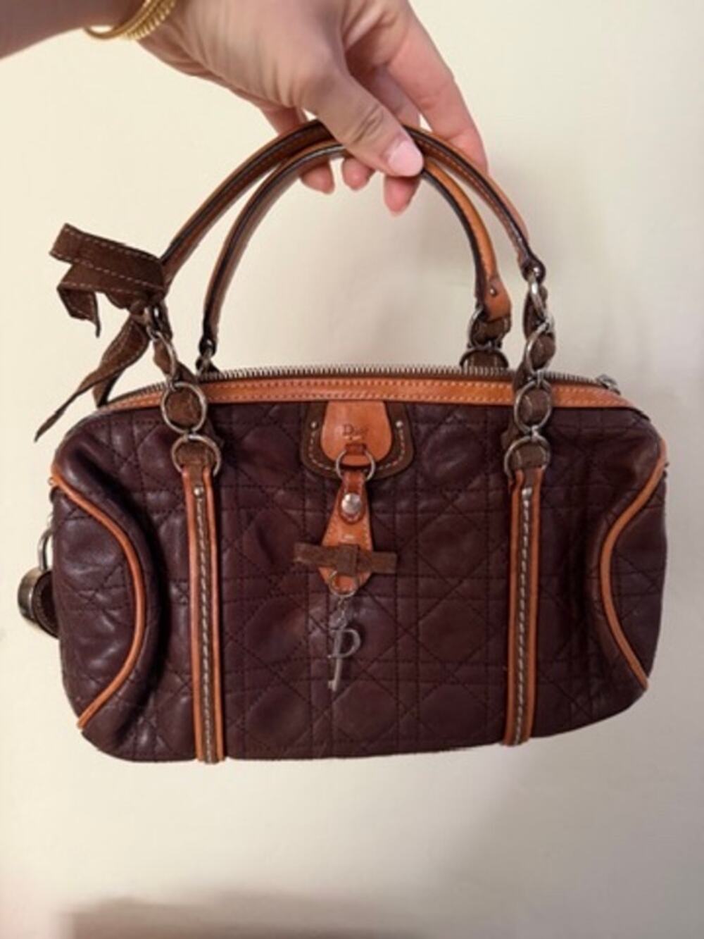 RARE Dior Romantique Galliano Cannage Bag